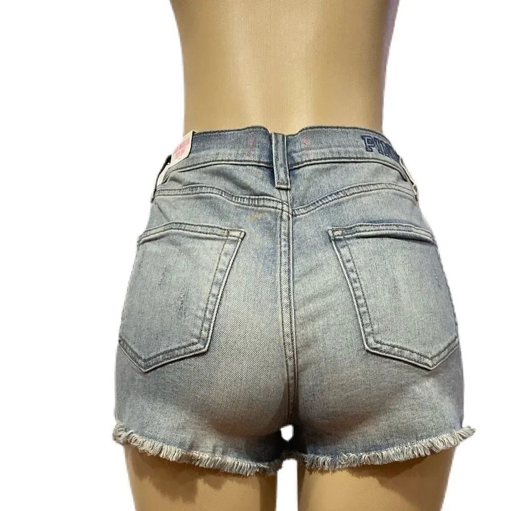 Victorias Secret Pink high waisted cut off shorts